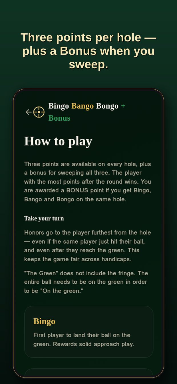 Rules screen